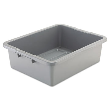 Rubbermaid® Commercial Bus-utility Box, 7.13 Gal, 21.5" X 17.13" X 7", Gray freeshipping - TVN Wholesale